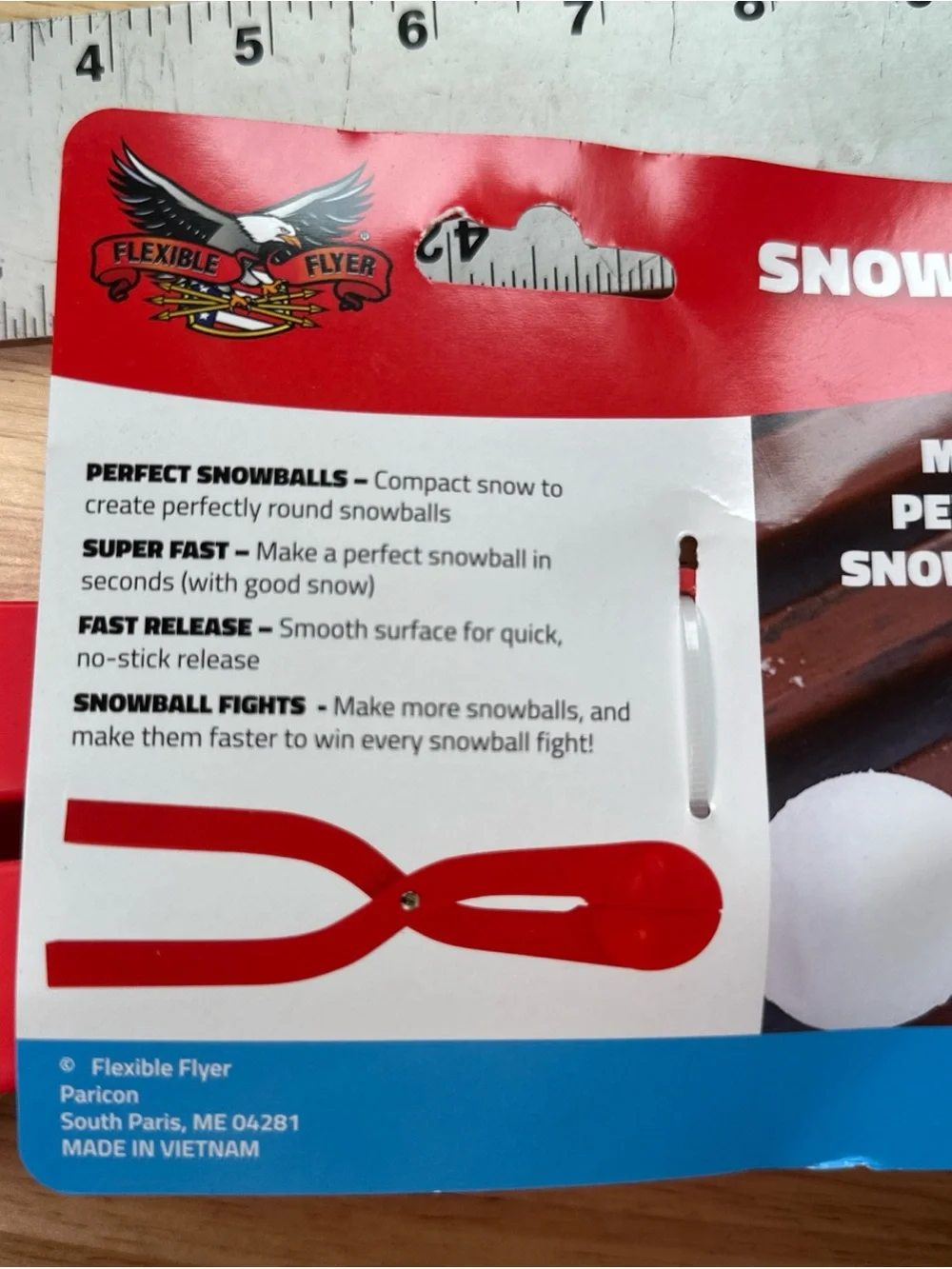 Set of 4 Snowball Maker Handheld Snowball Scoop - Kids Toys Building Sets